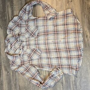 William Rast plaid shirt